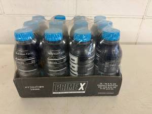 lot 99 image: 12x 16.90z PrimeX Blue (Cherry Freeze-per Google Search)