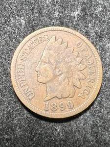 lot 32 image: 1899 US INDIAN HEAD CENT