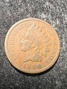 lot 41 image: 1900 US INDIAN HEAD CENT
