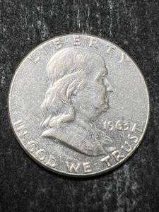 lot 51 image: 1963 US FRANKLIN HALF DOLLAR