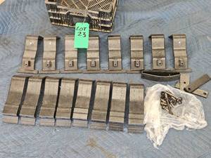 BIN OF ROOF RACK BRACKETS