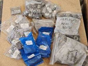 2 BINS RANDOM NEW &amp USED DEFENDER HARDWARE &amp MISC. PARTS&nbsp