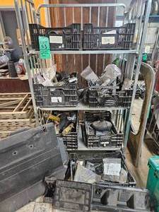 RACK OF TAKE-OFF PARTS AND COMPONENTS&nbsp (Parts only - Rack sold separately)
