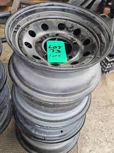 FOUR STEEL WHEELS