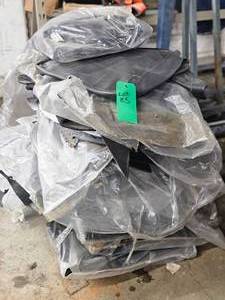GREY VINYL OR LEATHER SEAT COVERS - NEW AND RECOVERED