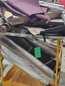 CART FULL OF INSULATION AND CARPET (CART NOT INCLUDED)