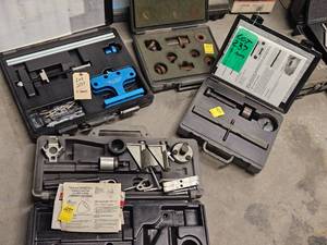 KENT-MOORE SPECIALTY TOOLS, OH CAM TOOL, VALVE SPRING COMPRESSOR, SHIM SELECTOR AND PINION SETTING GAUGE SET