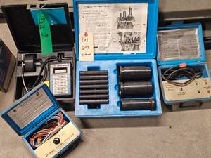 KENT-MOORE TRANSAXLE SHIM SELECTOR, STEERING COLUMN ANALYZER AND RESISTANCE TESTER AND TORQUE ANGLE METER
