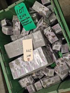 BIG TOTE OF NEW IN BOX HALOGEN HEADLAMP BULBS
