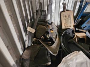 CONTENTS ONLY OF LARGE STEEL SHIPPING CRATE (SHIPPING CRATE NOT INCLUDED)