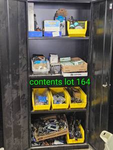 CONTENTS OF STEEL CABINET - ELECTRICAL &amp DASHBOARD COMPONENTS