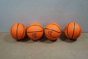 lot 48 image: 4 Powerzone Mini Basketballs
