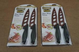 lot 99 image: 2 Copper Knife Sets