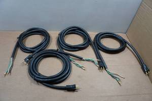 lot 115 image: 4 Heavy Duty Replacement AC Power Cords