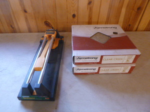 lot 25 image: Tile Cuter with Some Tile