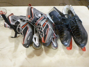 lot 83 image: Rollerblades and Ice Skates