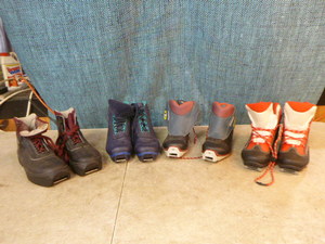 lot 119 image: 4 Pair of Cross Country Ski Boots