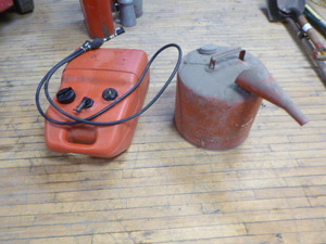lot 127 image: Gas Tank and Gas Can