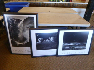 lot 152 image: 3 Ansel Adams Framed Prints