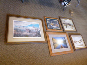 lot 156 image: 5 Framed Wildlife Prints
