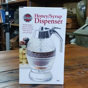 lot 38 image: NIB Honey  Syrup Dispenser 8 oz