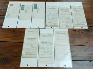 lot 44 image: Lot of Vintage North Dakota � Chicago - Quitclaim Deeds � First Mortgage Notes � Warranty Deeds Circa early 1900s � In Protective Sleeves