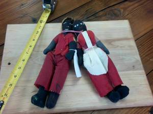 lot 64 image: 2 authentic Jamaica Vintage Dolls