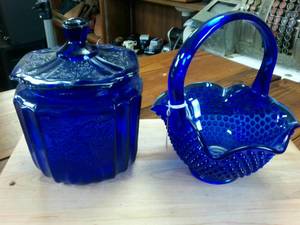 lot 84 image: Mayfair Blue Glass � Vintage