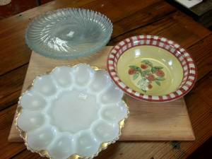 lot 89 image: 10 inch serving plate collection � Devilled Eggs anyone