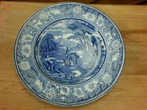 lot 137 image: Rural England Vintage Collector Plate � W.R. Midwinter LTD