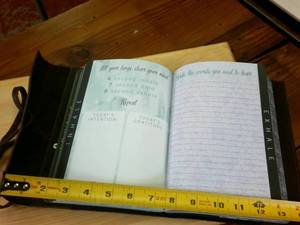 lot 151 image: Supple Leather Bound Daily Inspirational and Breathing Book � Daily Mindfulness