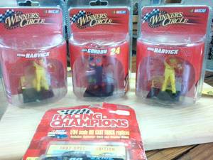 lot 160 image: Nascar Winners Circle and Racing Champions NIB  -  Kevin Harvick  -  Jeff Gordon � circa 1997