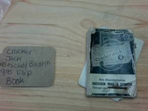 lot 173 image: Authentic Antique Cracker Jacks Flip Book from 1915 Chicago