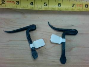 lot 182 image: Two HAND FORGED pick and flathead screwdriver