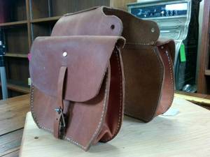 lot 191 image: Well Crafted Leather Mini Saddle Bags