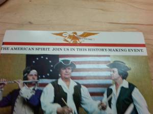 lot 204 image: Large Ceramic Coffee Mug Celebrating 1976  in several cities plus an invite from ladies auxilliary