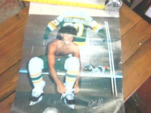 lot 216 image: Vintage Dino Ciccarelli North Star Hockey Poster � Original