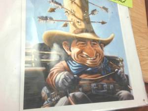 lot 262 image: Steve Sack Cartoonist Print for Star Tribune in protective plastic
