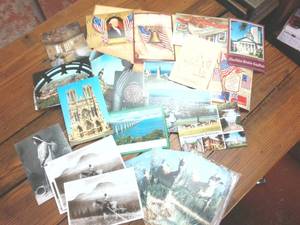 lot 291 image: Large Lot of NEW never used postcards � 1776 � Vatican � Goats � Native � all have blank backs