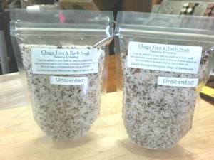 lot 347 image: 2 pack Chaga Foot and Bath Soak