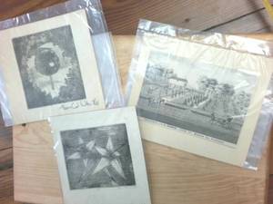 lot 364 image: Vintage Litho and 2 Art Pieces