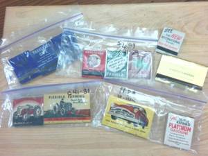 lot 365 image: Cars trucks tractors � very cool vintage matchbook collection