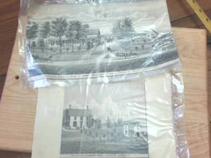 lot 368 image: 2 Farm Life Lithos from late 1800s � Liberty Hall from Glencoe, MN and Jared Benson of Anoka