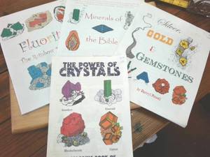 lot 385 image: Lot of interesting Mineral and Crystal Pamphlets