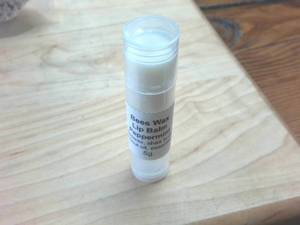 lot 394 image: Bees wax lip balm and chaga tincture