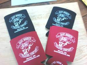lot 398 image: 4 Hairy Mosquito Can Koozies
