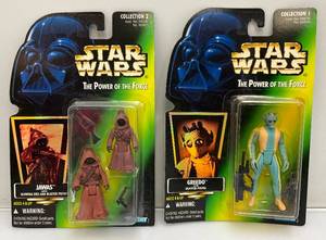 lot 16 image: 1997 STAR WARS Power Of The Force Action Figures (New Old Stock)