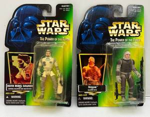 lot 24 image: 1997 STAR WARS Power Of The Force Action Figures (New Old Stock)