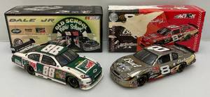 lot 59 image: Vintage Action Brand 124 Scale Die Cast NASCAR Models Dale Earnhardt Jr #8 And #88 Cars In Original Boxes