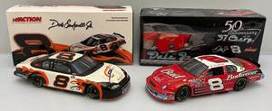 lot 61 image: Vintage Action And Drivers Select Brand 124 Scale Die Cast NASCAR Models Dale Earnhardt Jr #8 Cars In Original Boxes